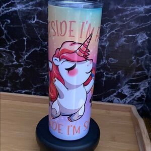 Colorful Unicorn Tumbler